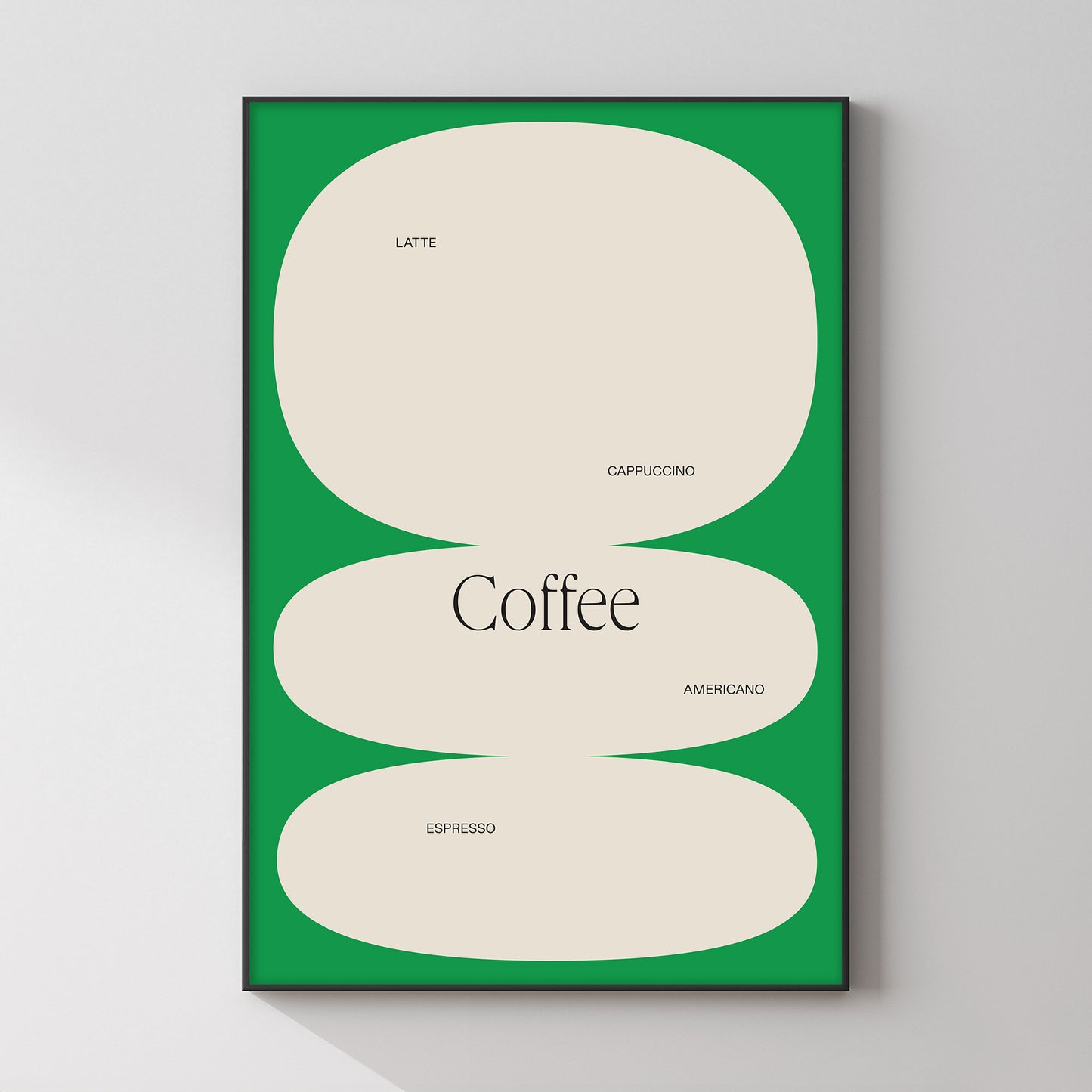 Coffee Green Poster