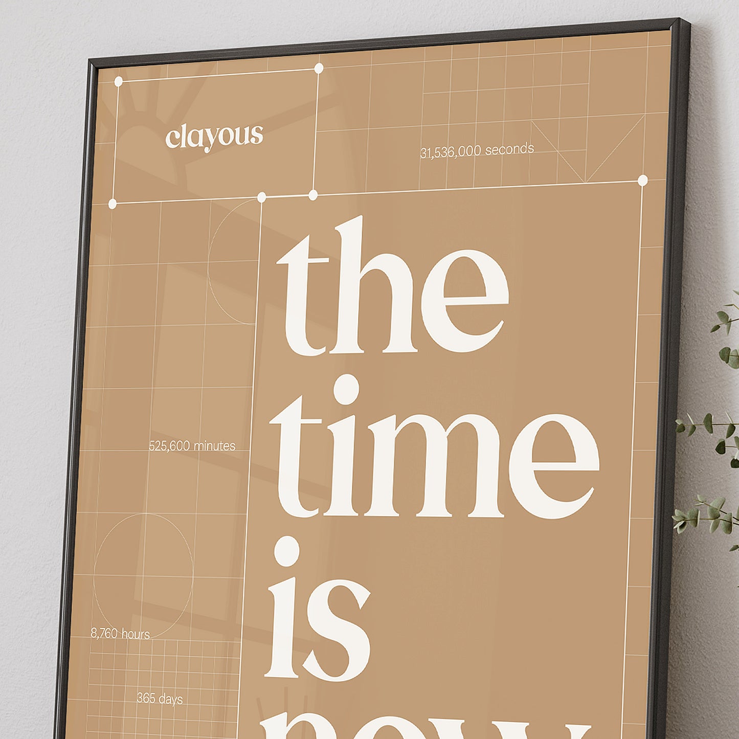 The Time Is Now Poster | Printable | Instant Download pdf
